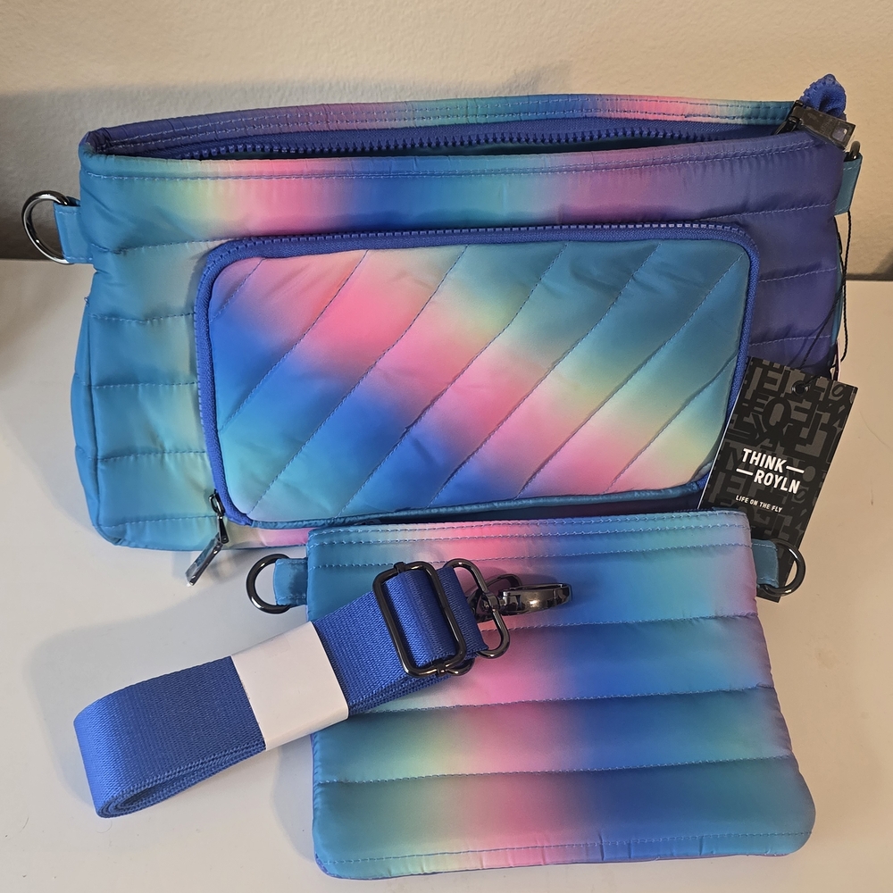 THINK ROYLN Multicolor Quilted Bag Set